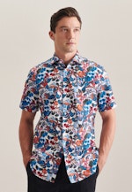 Poplin Short sleeve Business Shirt in Shaped with Kent-Collar in Red |  Seidensticker Onlineshop