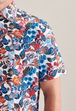 Shaped Business Hemd Druck in Rot |  Seidensticker Onlineshop