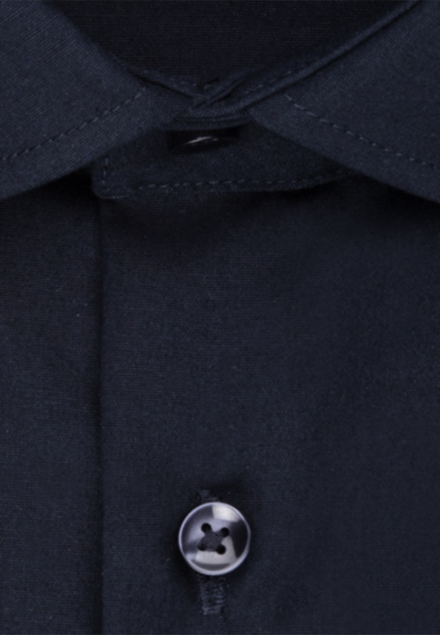 Shaped Business shirt Uni in Dark Blue |  Seidensticker Onlineshop