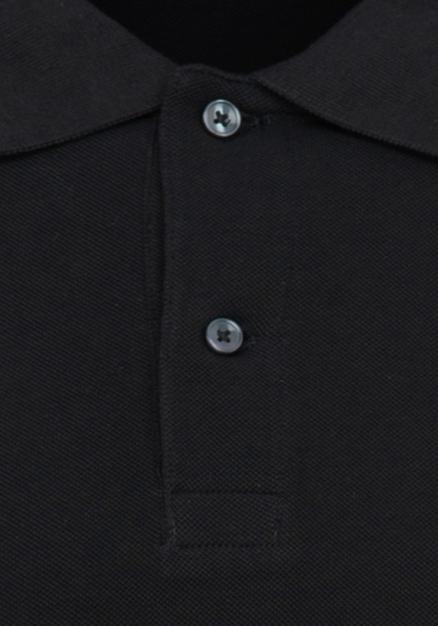 Kragen Polo Slim in Schwarz |  Seidensticker Onlineshop