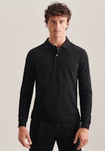 Kragen Polo Slim in Schwarz |  Seidensticker Onlineshop