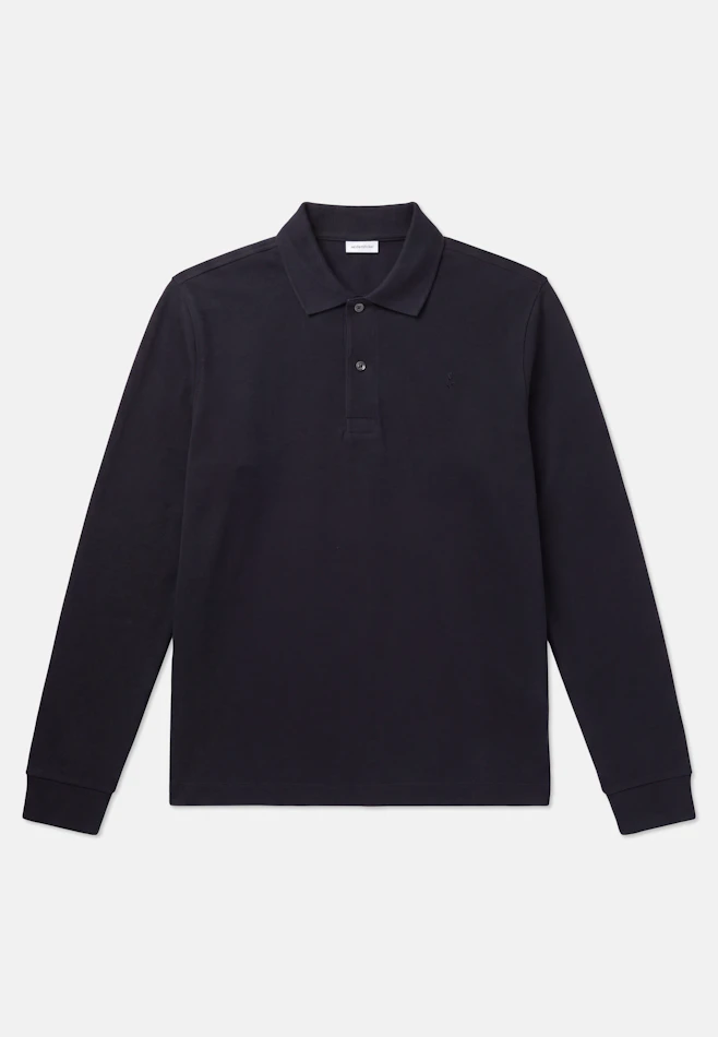 Slim Polo Uni in Dunkelblau | Seidensticker Onlineshop