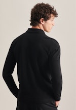 Slim Polo Uni in Schwarz |  Seidensticker Onlineshop