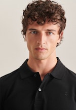 Slim Polo Uni in Schwarz |  Seidensticker Onlineshop