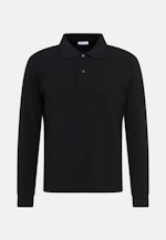 Slim Polo Uni in Schwarz |  Seidensticker Onlineshop