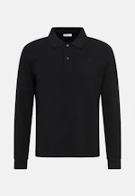 Slim Polo Uni in Schwarz |  Seidensticker Onlineshop