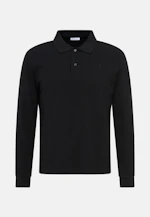 Slim Polo Uni in Schwarz |  Seidensticker Onlineshop
