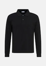 Slim Polo Uni in Schwarz |  Seidensticker Onlineshop