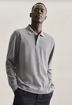 Slim Polo Uni in Grau |  Seidensticker Onlineshop
