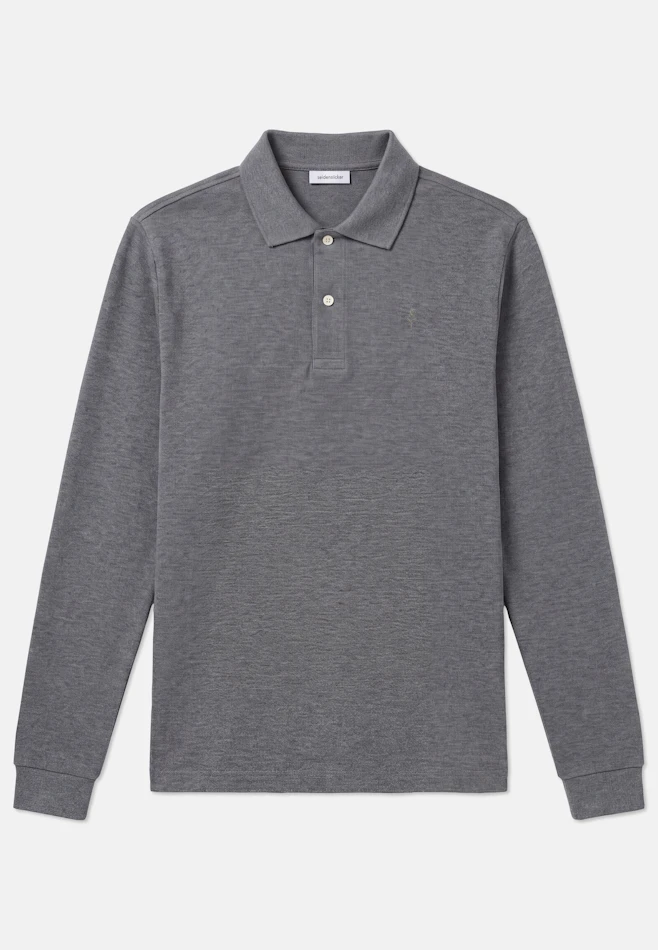 Slim Polo Uni in Grau | Seidensticker Onlineshop