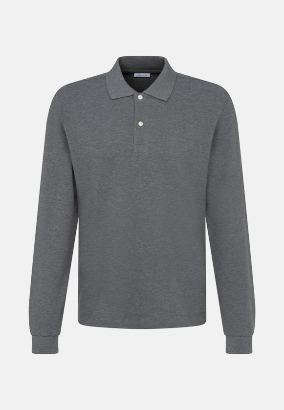 Slim Polo Uni in Grau |  Seidensticker Onlineshop