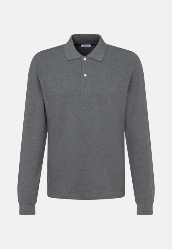 Slim Polo Uni in Grau |  Seidensticker Onlineshop