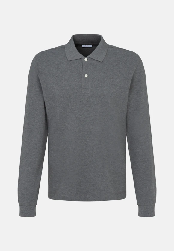 Slim Polo Uni in Grau |  Seidensticker Onlineshop