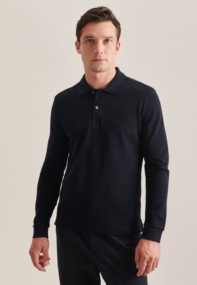 Collar Polo in Dark Blue | Seidensticker online shop