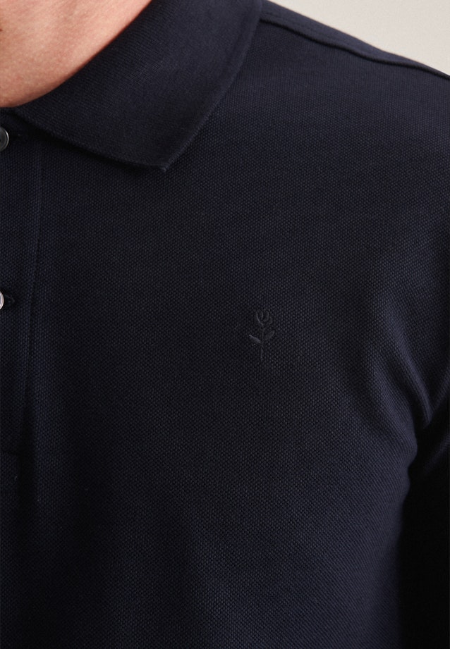 Collar Polo in Dark Blue |  Seidensticker Onlineshop