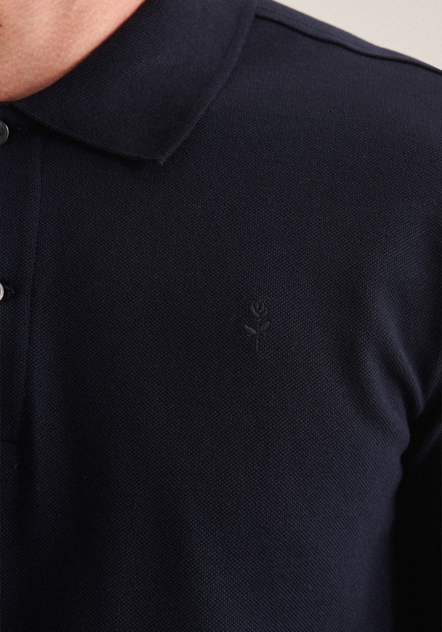 Collar Polo in Dark Blue |  Seidensticker Onlineshop