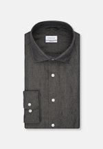 Regular Leinenhemd Uni in Grün |  Seidensticker Onlineshop