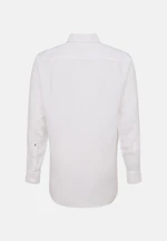 Regular Leinenhemd Uni in Weiß |  Seidensticker Onlineshop