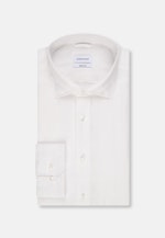 Regular Chemise en lin Uni in Blanc |  Seidensticker Onlineshop