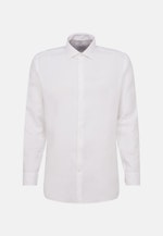 Linen shirt in Regular with Kent-Collar in White |  Seidensticker Onlineshop