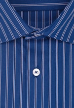 Slim Chemise d'affaires rayures in Bleu Moyen |  Seidensticker Onlineshop