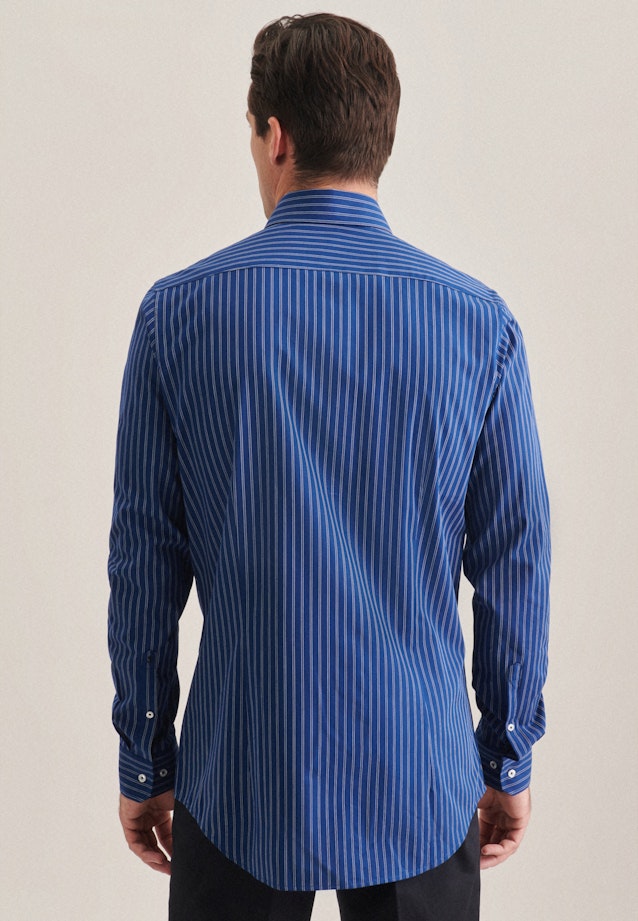 Slim Chemise d'affaires rayures in Bleu Moyen |  Seidensticker Onlineshop