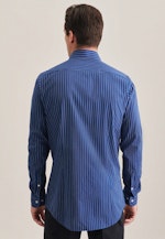 Slim Chemise d'affaires rayures in Bleu Moyen |  Seidensticker Onlineshop
