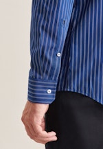 Slim Chemise d'affaires rayures in Bleu Moyen |  Seidensticker Onlineshop