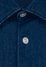 Regular Chemise décontractée Uni in Bleu Foncé |  Seidensticker Onlineshop