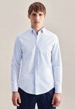 Slim Business Hemd Streifen in Hellblau |  Seidensticker Onlineshop