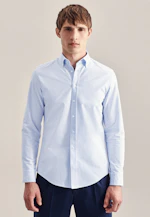 Slim Chemise d'affaires rayures in Bleu Clair |  Seidensticker Onlineshop