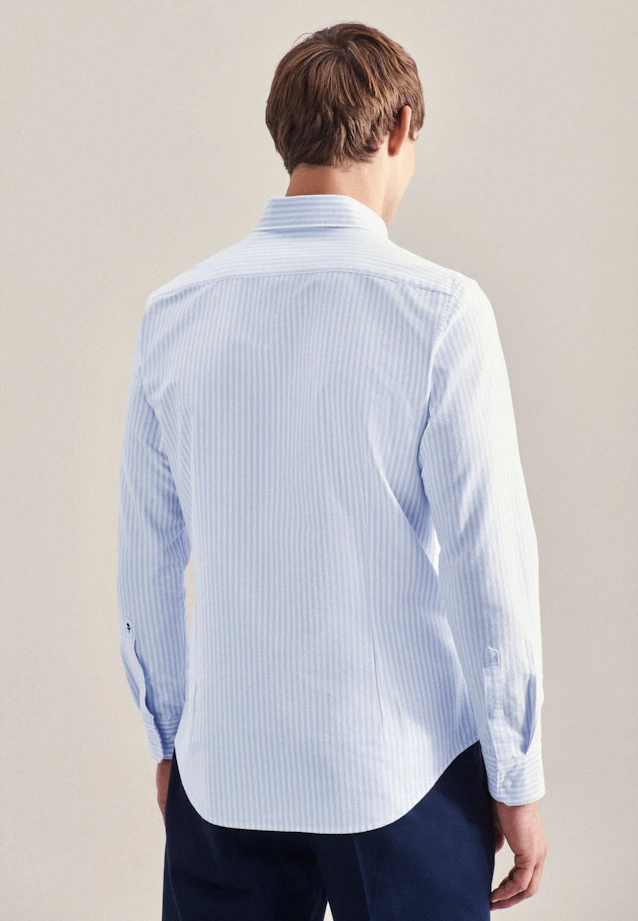 Slim Chemise d'affaires rayures in Bleu Clair |  Seidensticker Onlineshop