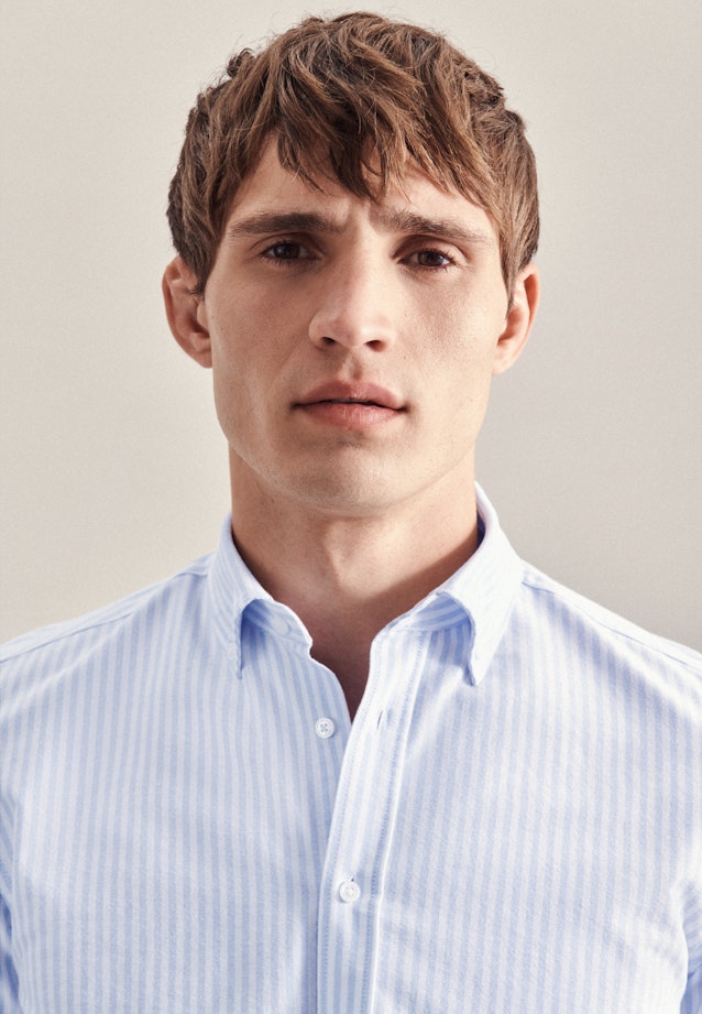 Slim Business Hemd Streifen in Hellblau |  Seidensticker Onlineshop