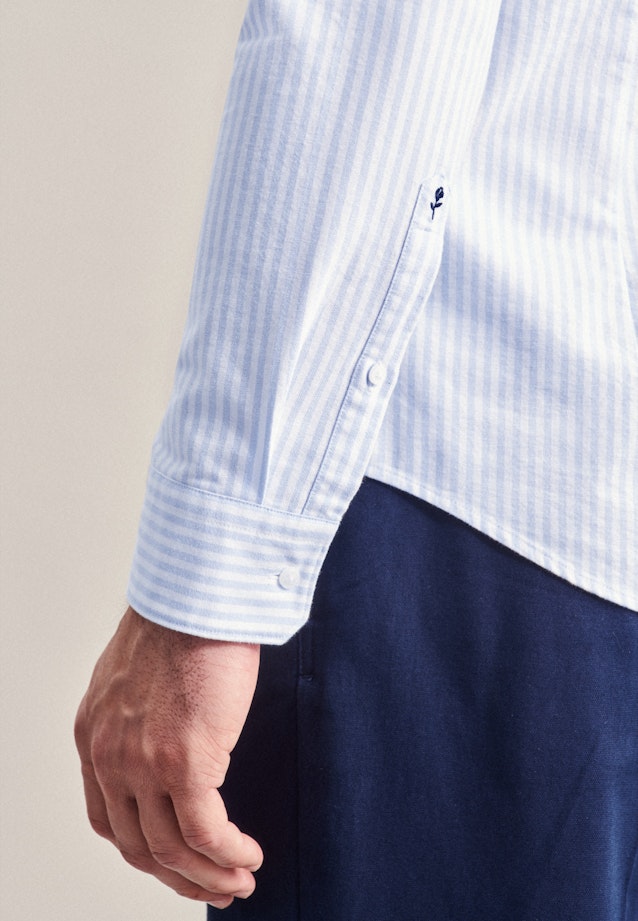 Slim Business Hemd Streifen in Hellblau |  Seidensticker Onlineshop