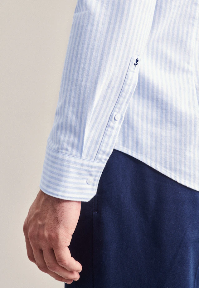 Slim Chemise d'affaires rayures in Bleu Clair |  Seidensticker Onlineshop