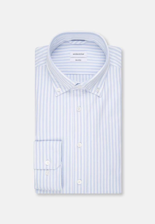 Slim Chemise d'affaires rayures in Bleu Clair |  Seidensticker Onlineshop