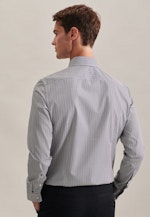 Chemise Business Slim Popeline Col Kent in Gris |  Seidensticker Onlineshop