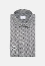 Chemise Business Slim Popeline Col Kent in Gris |  Seidensticker Onlineshop