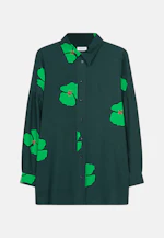 Oversized Hemdbluse Druck in Grün |  Seidensticker Onlineshop