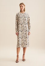 Shirt dress with waist belt made of viscose in Dark Blue |  Seidensticker Onlineshop