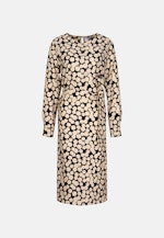 Shirtkleid mit Taillengürtel aus Viskose in Schwarz |  Seidensticker Onlineshop