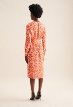 Popeline Midi Kleid in Orange |  Seidensticker Onlineshop