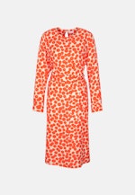 Popeline Midi Kleid in Orange |  Seidensticker Onlineshop