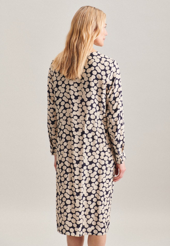 Robe Regular Manche Longue dans Bleu Foncé | Boutique en ligne Seidensticker