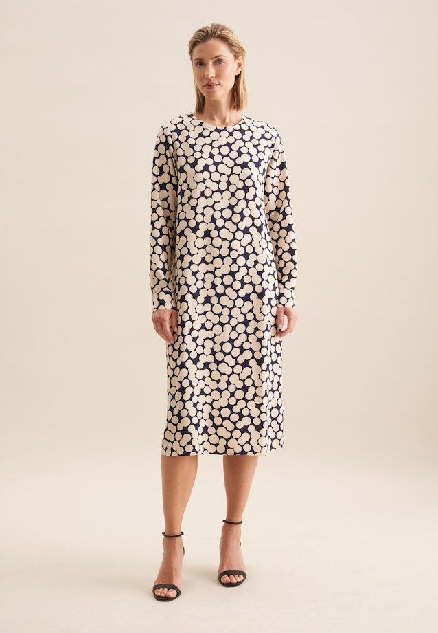 Crew Neck Dress in Dark Blue |  Seidensticker Onlineshop