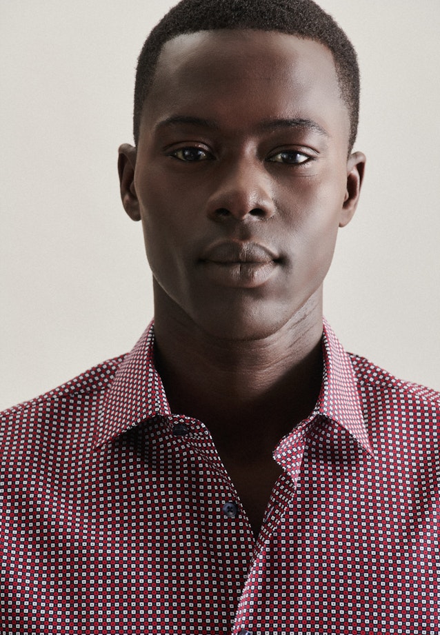 Slim Business shirt Print in Red |  Seidensticker Onlineshop