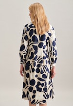 Kleid Druck in Ecru |  Seidensticker Onlineshop