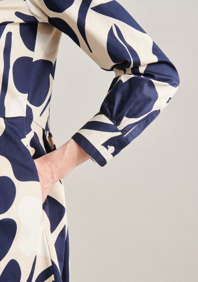 Kleid Druck in Ecru | Seidensticker Onlineshop