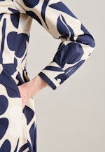 Kleid Druck in Ecru |  Seidensticker Onlineshop