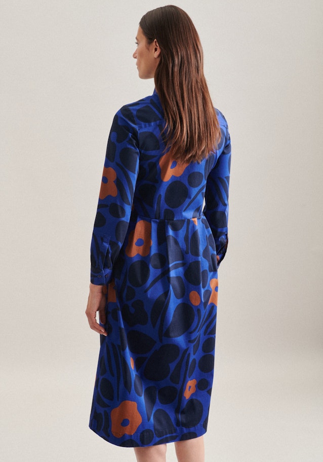 Satin Midi Kleid in Mittelblau | Seidensticker Onlineshop
